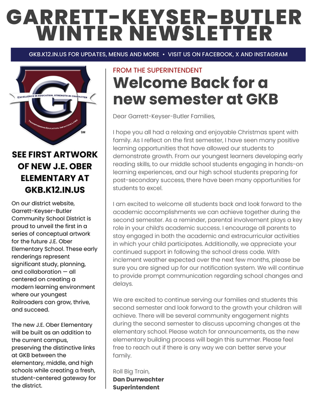 2026 GKB Winter Newsletter
