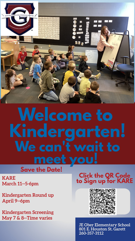 Welcome to Kindergarten as JE Ober