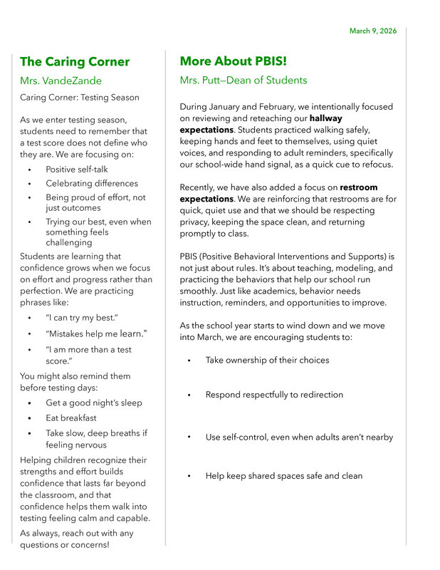 JE Ober March 2026 Newsletter