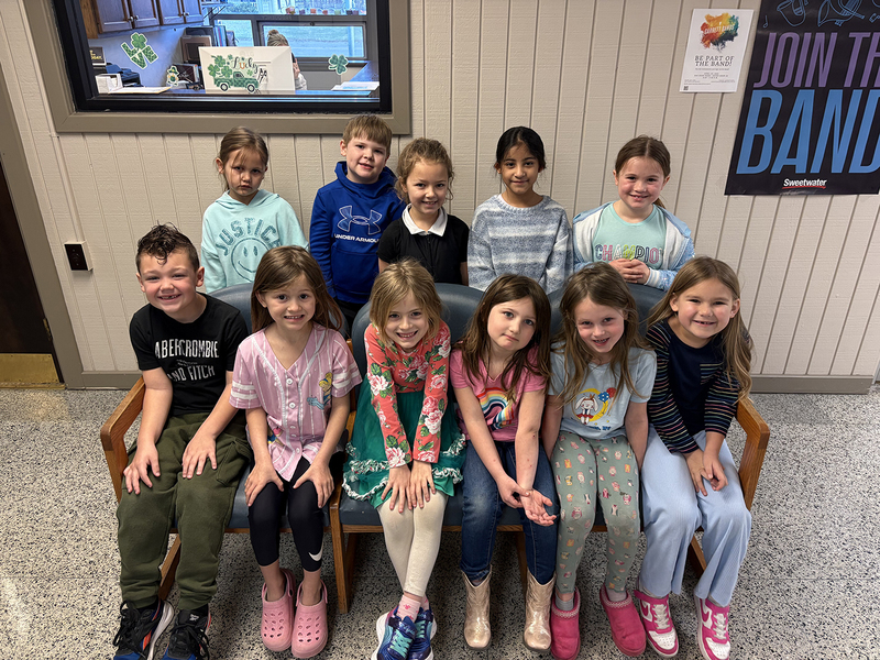 JE Ober February 2026 Students of the Month K-1