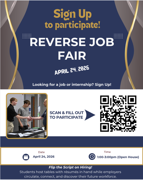 Reverse Job Fair 2026 Student Sign up