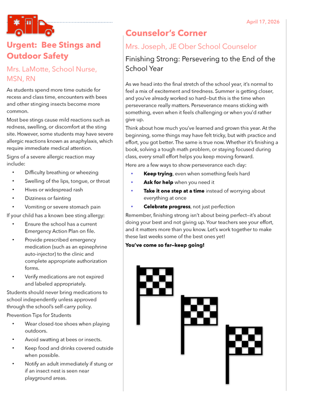 April 2026 Newsletter