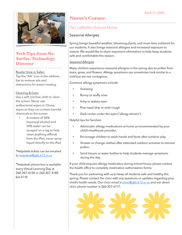 April 2026 Newsletter