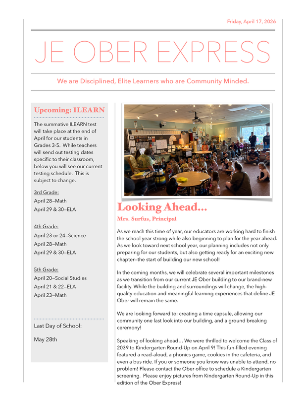 April 2026 Newsletter