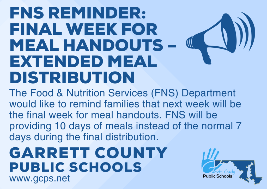 Graphic highlighting the last week of the summer feeding program, as detailed in the text.