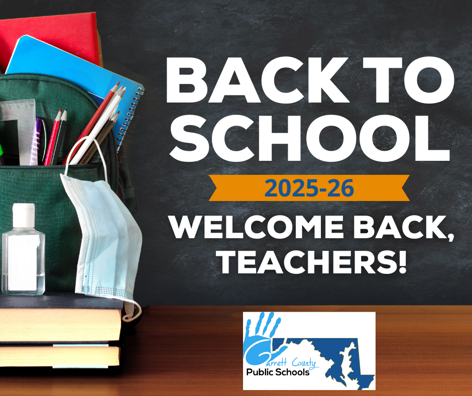 Graphic welcoming teachers back.