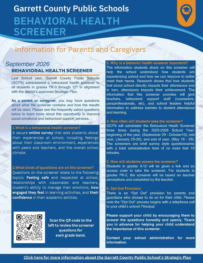 2025-2026 Behavioral Health Screener