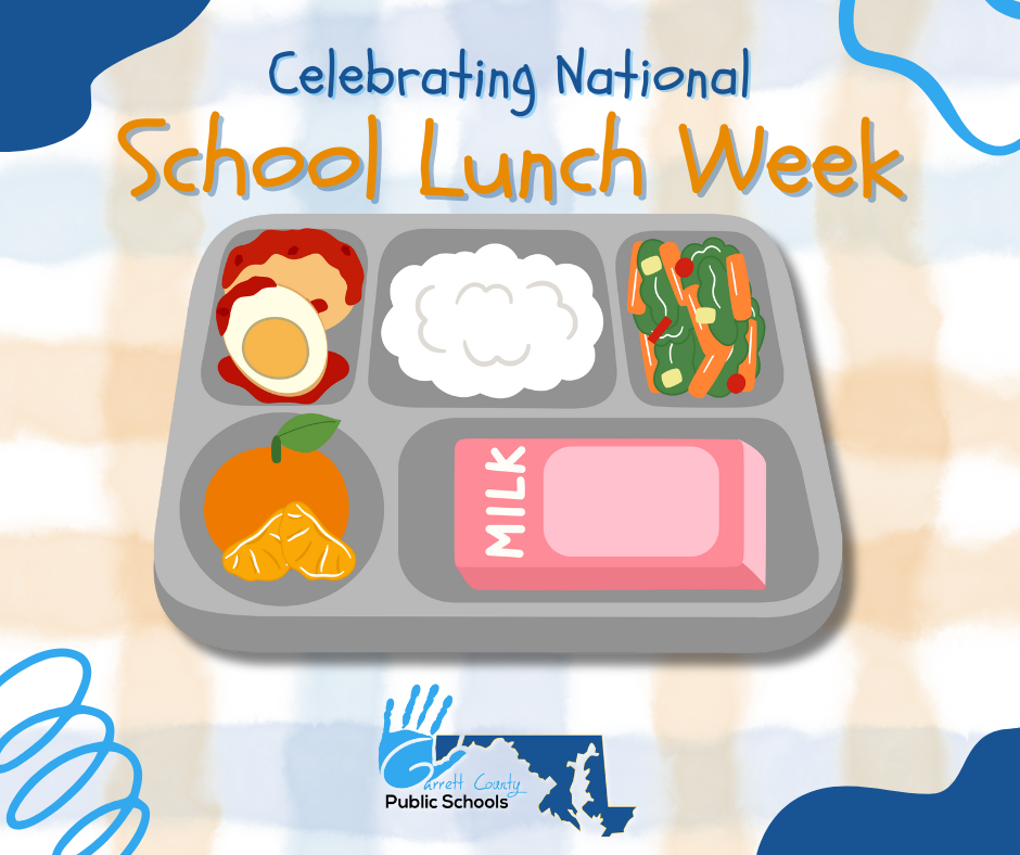 Graphic celebrating National School Lunch Week.