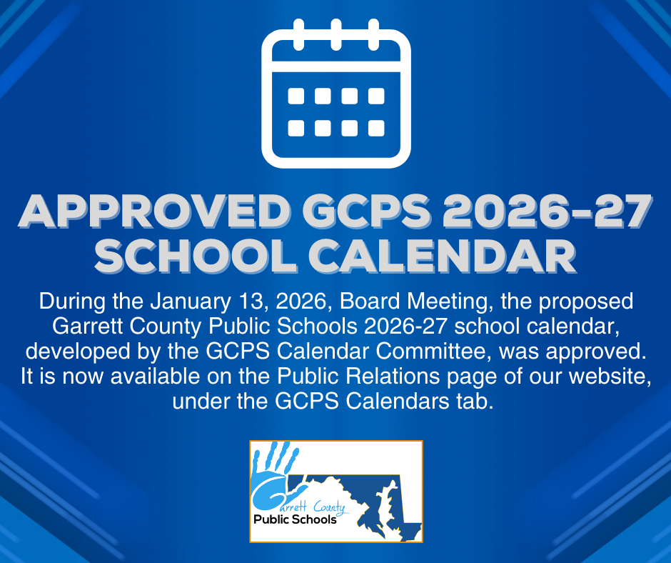 Graphic highlighting the approved 2026-27 GCPS Calendar, as detailed in the text.