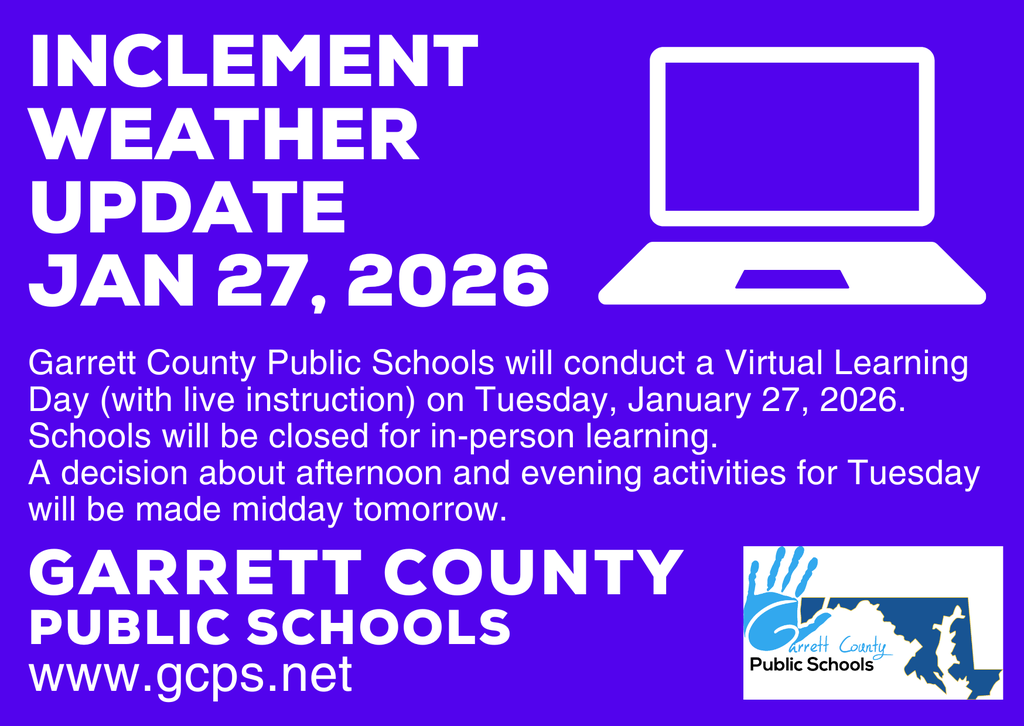 Graphic highlighting a virtual learning day, as detailed in the text.