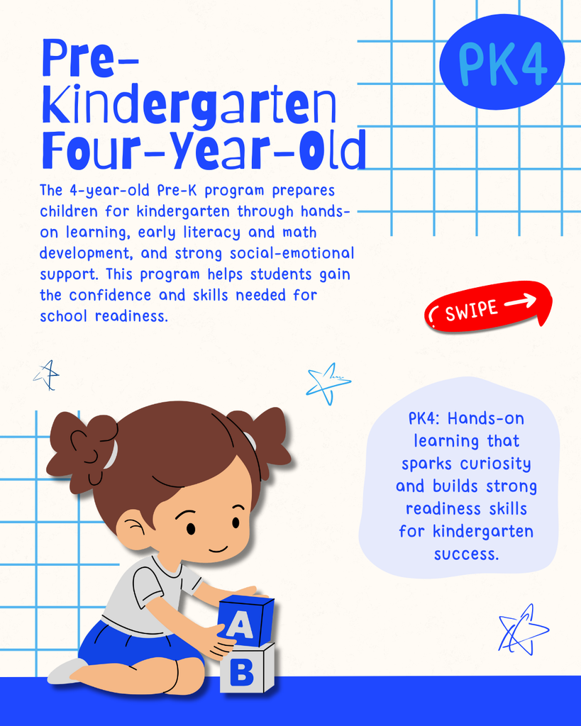 Graphic highlighting the 2026-27 GCPS Pre-K 4-year-old program.