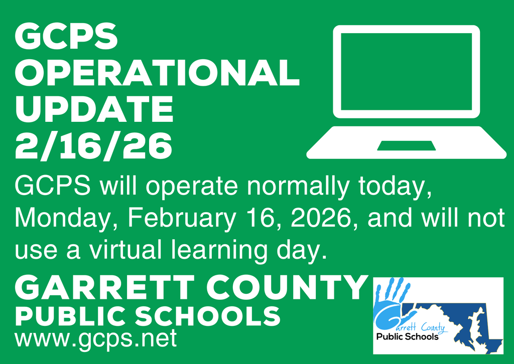 Graphic noting a normal operation day. A virtual learning day will not be used.