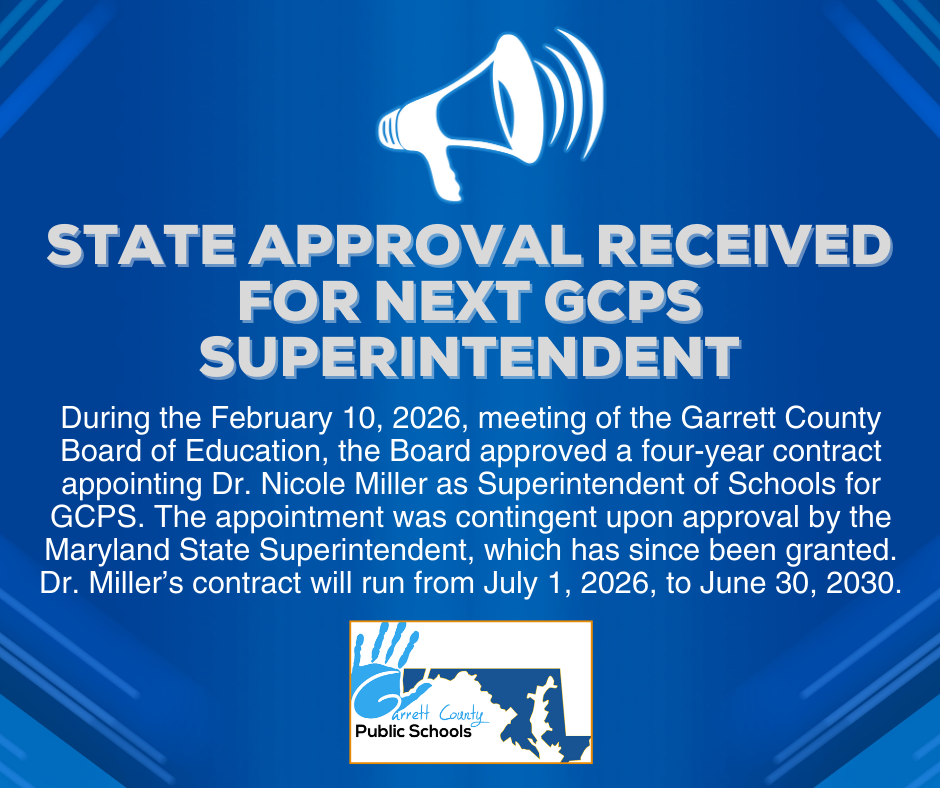 Graphic highlighting State Superintendent approval for the next GCPS Superintendent, as detailed in the text.