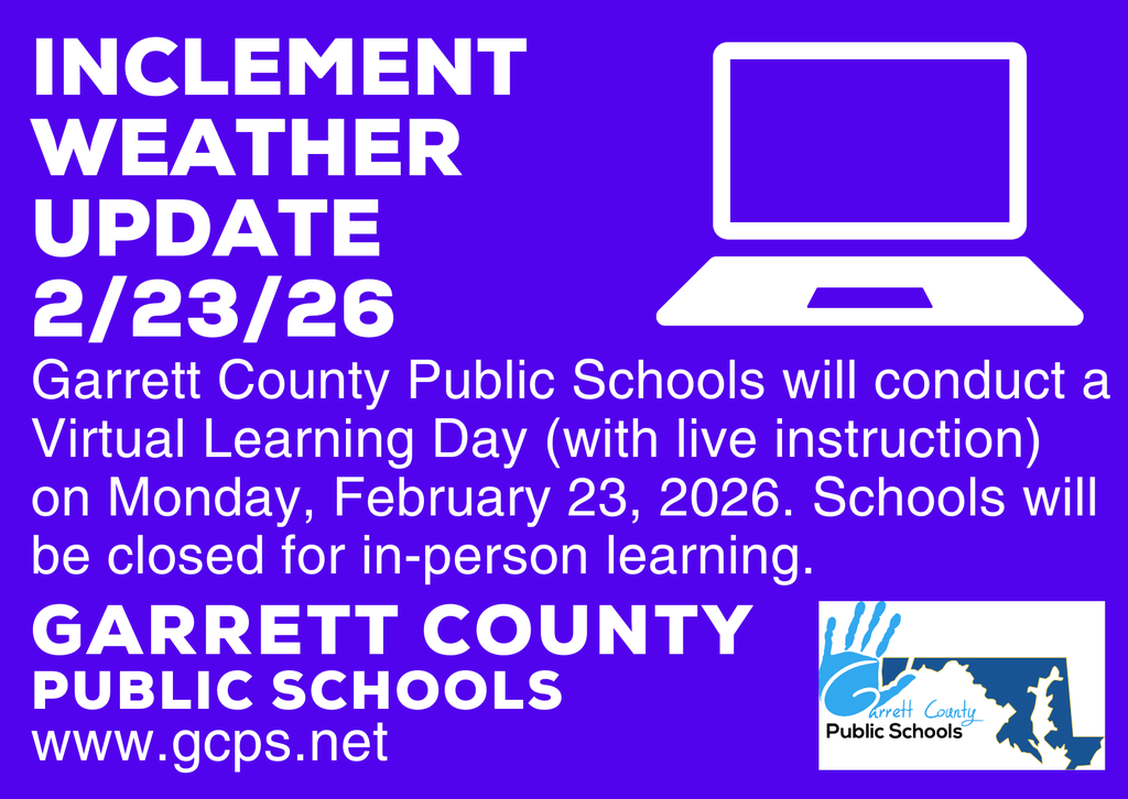 Graphic highlighting a virtual learning day, as detailed in the text.