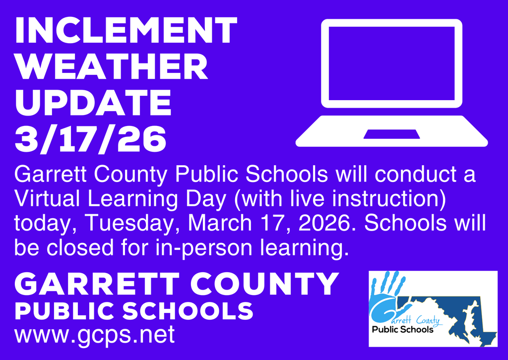 Graphic highlighting a virtual learning day, as detailed in the text.