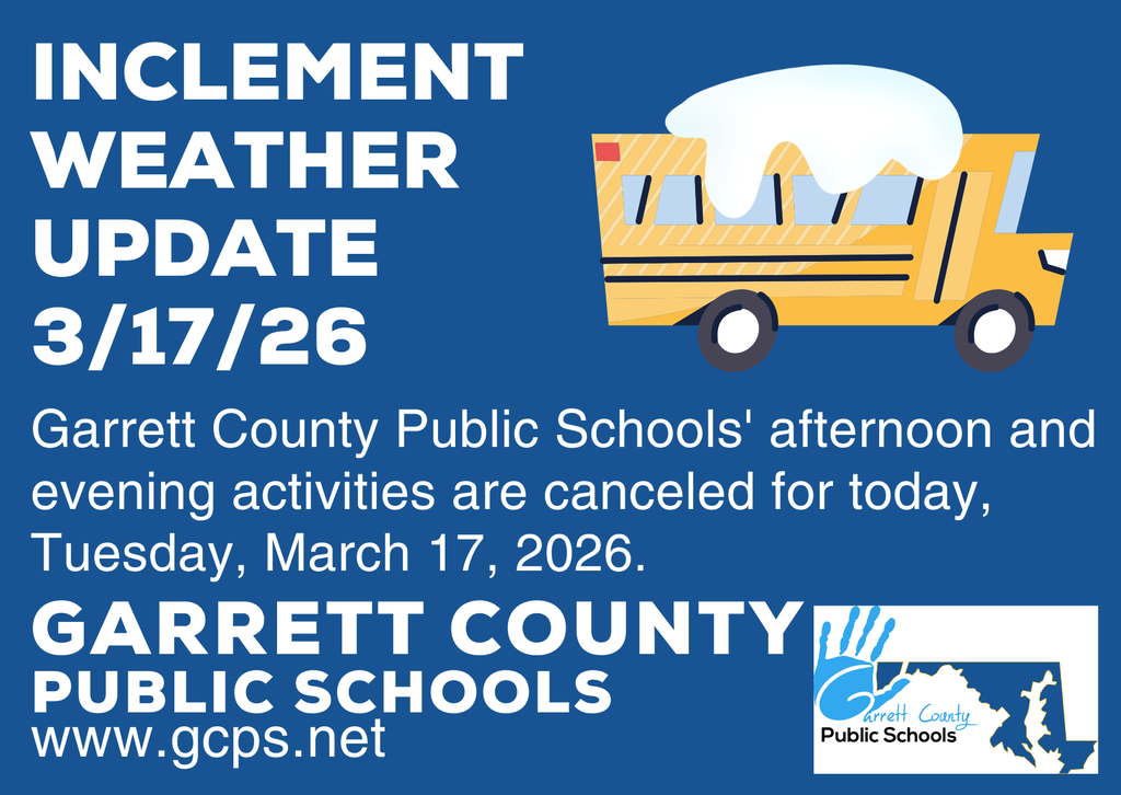 Graphic noting the cancellation of afternoon and evening activities, as detailed in the text.