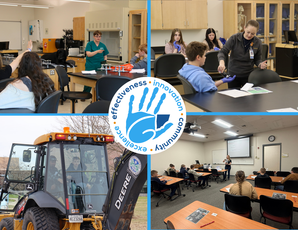 Collage of images from the 2026 GCPS Career Day.