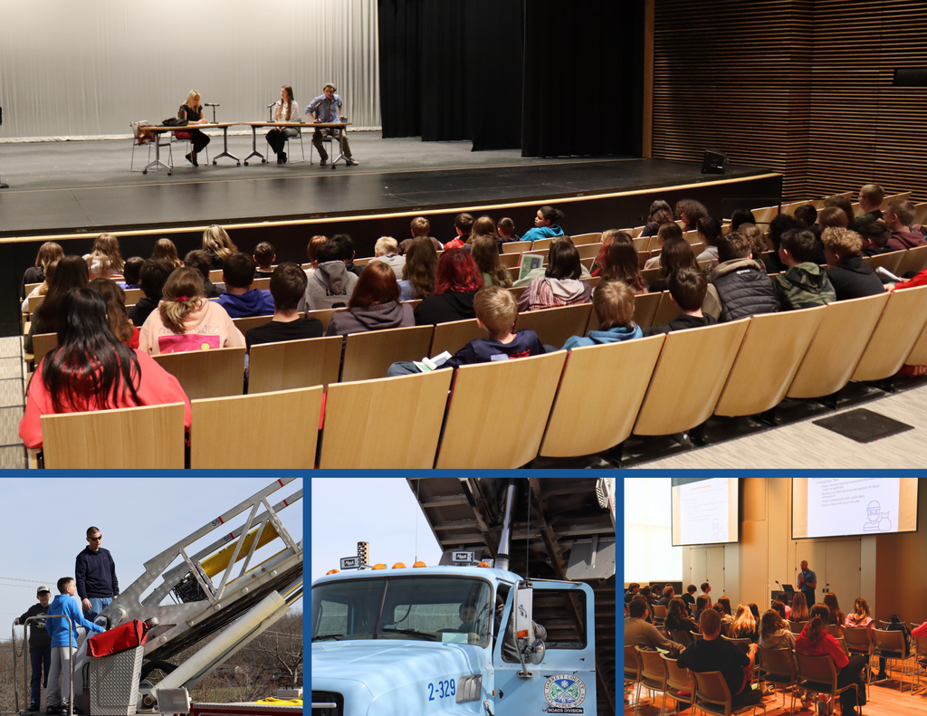 Collage of images from the 2026 GCPS Career Day.