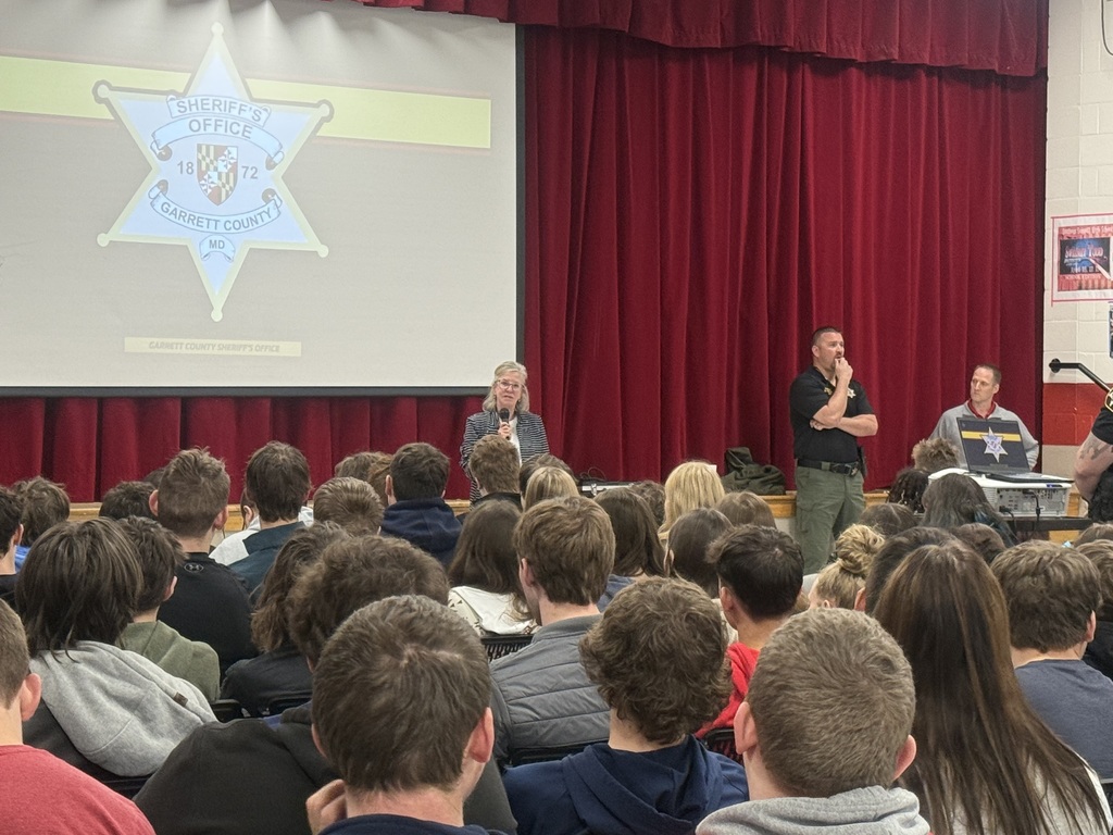 Image of a representative from Let's Drive speaking to students at Southern High.