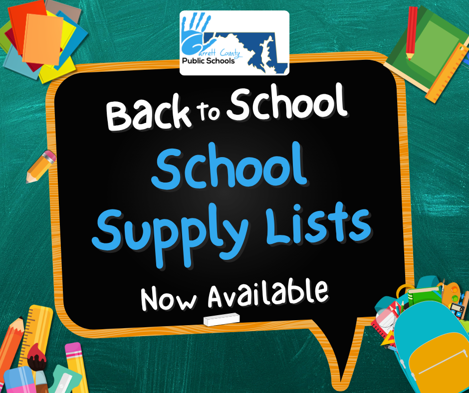 Graphic highlighting back-to-school supply lists, as detailed in the text.