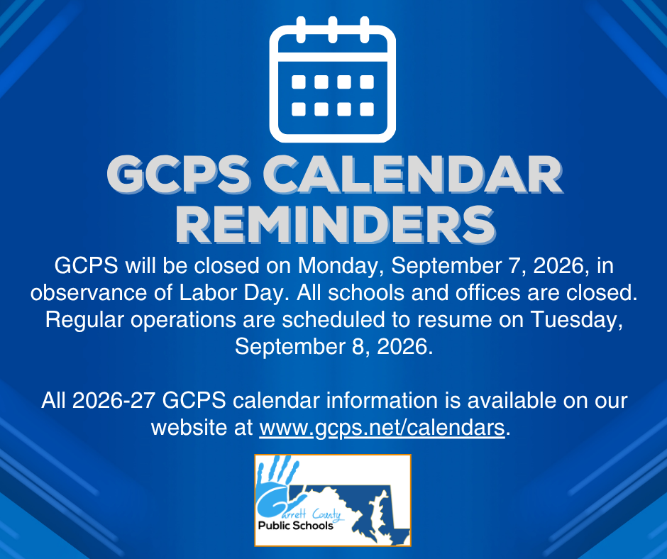 Graphic highlighting a holiday and school closure, as detailed in the text.