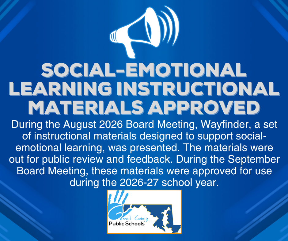 Graphic highlighting the approval of instructional materials, as detailed in the text.