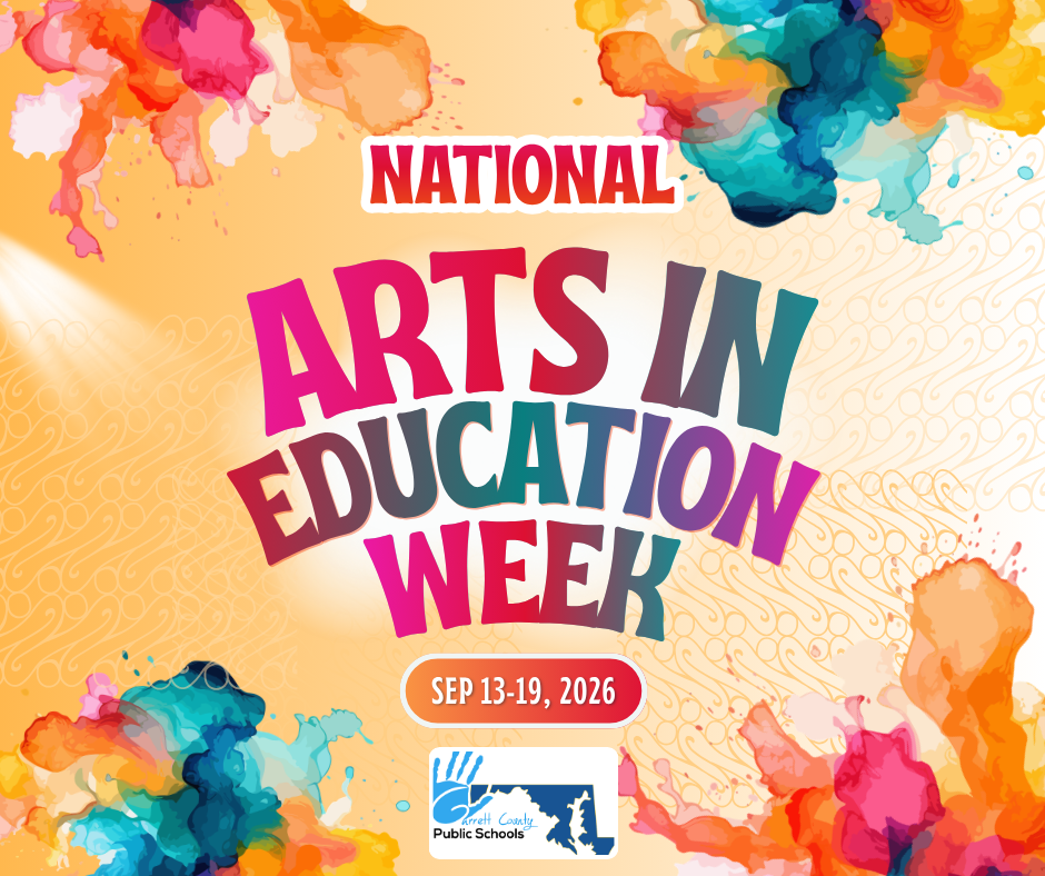 Graphic highlighting National Arts in Education Week, as detailed in the text.