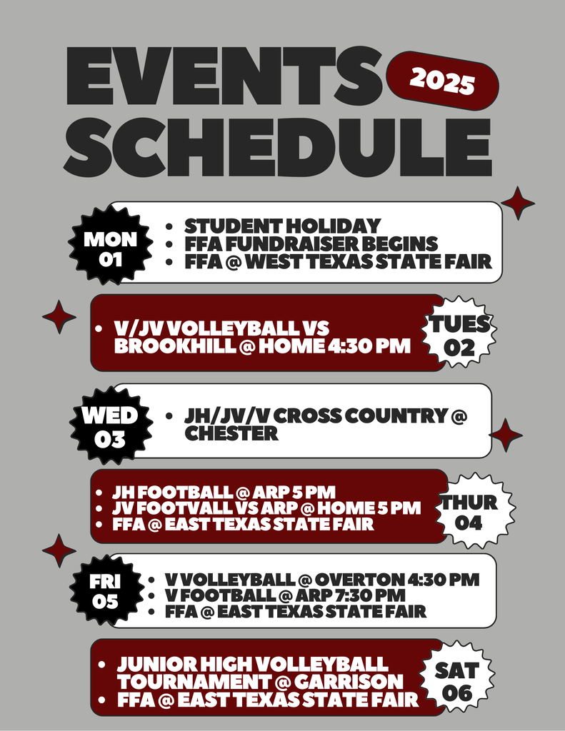 weekly events