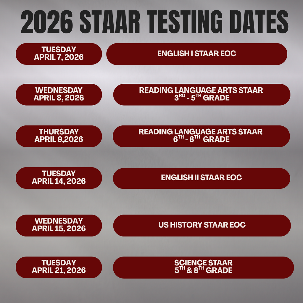 Staar Testing Dates