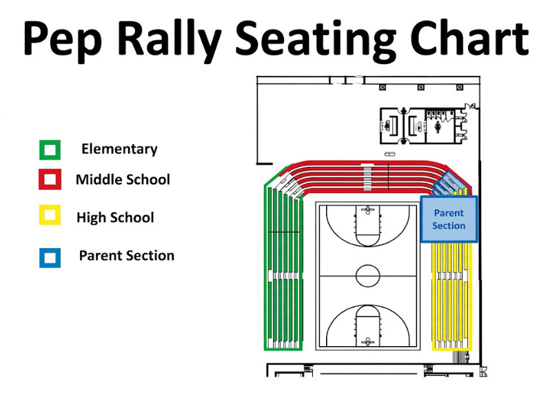 Pep Rally Seating Chart