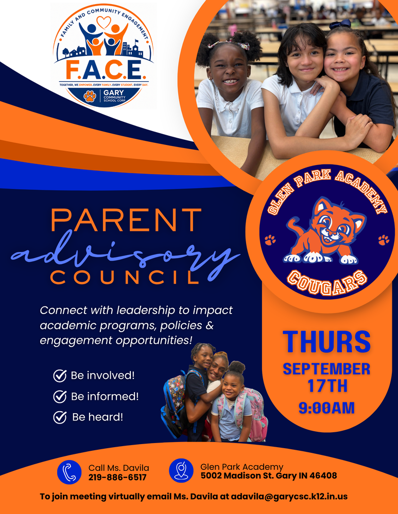 Parent Advisory Council Meeting
