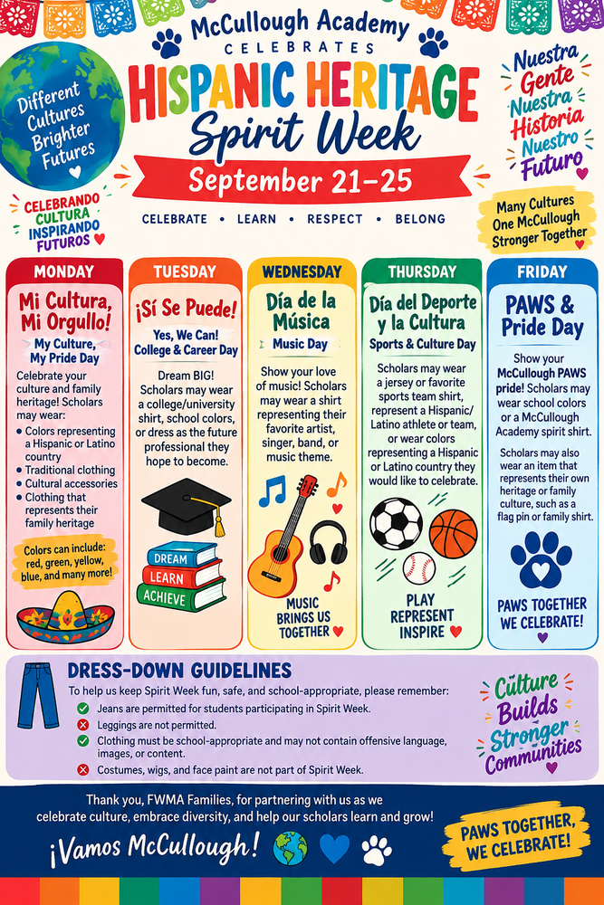 Hispanic Heritage Spirit Week