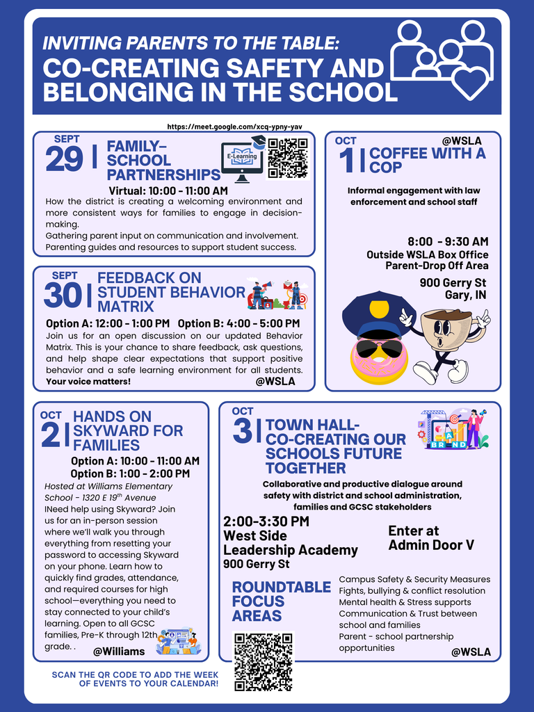 co-creating safety flyer week events