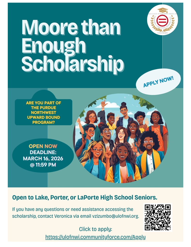 More than Enough Scholarship Flyer