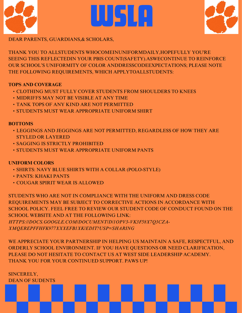 Uniformity of color flyer