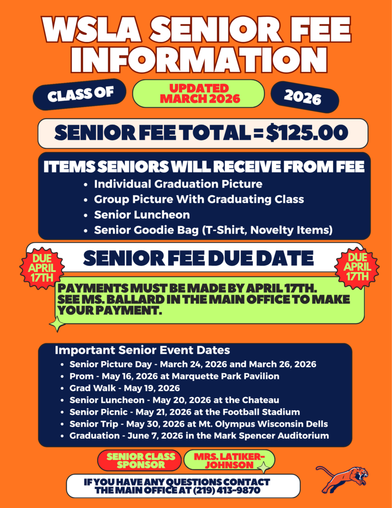 Senior Fee Flyer