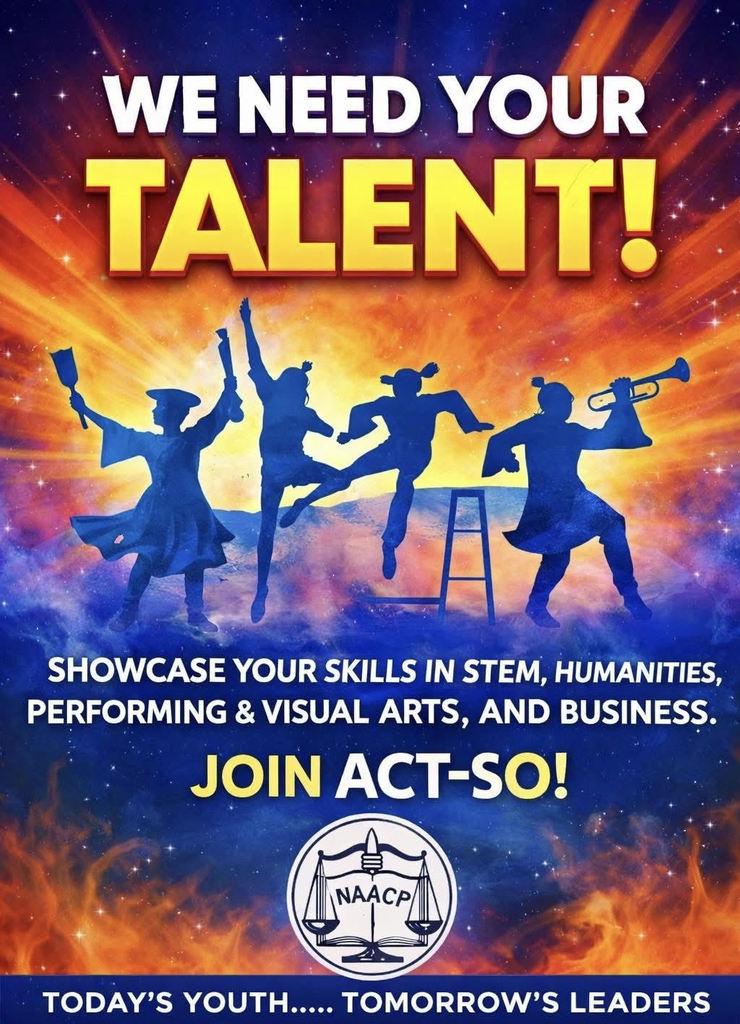 NAACP Act-So talent show flyer