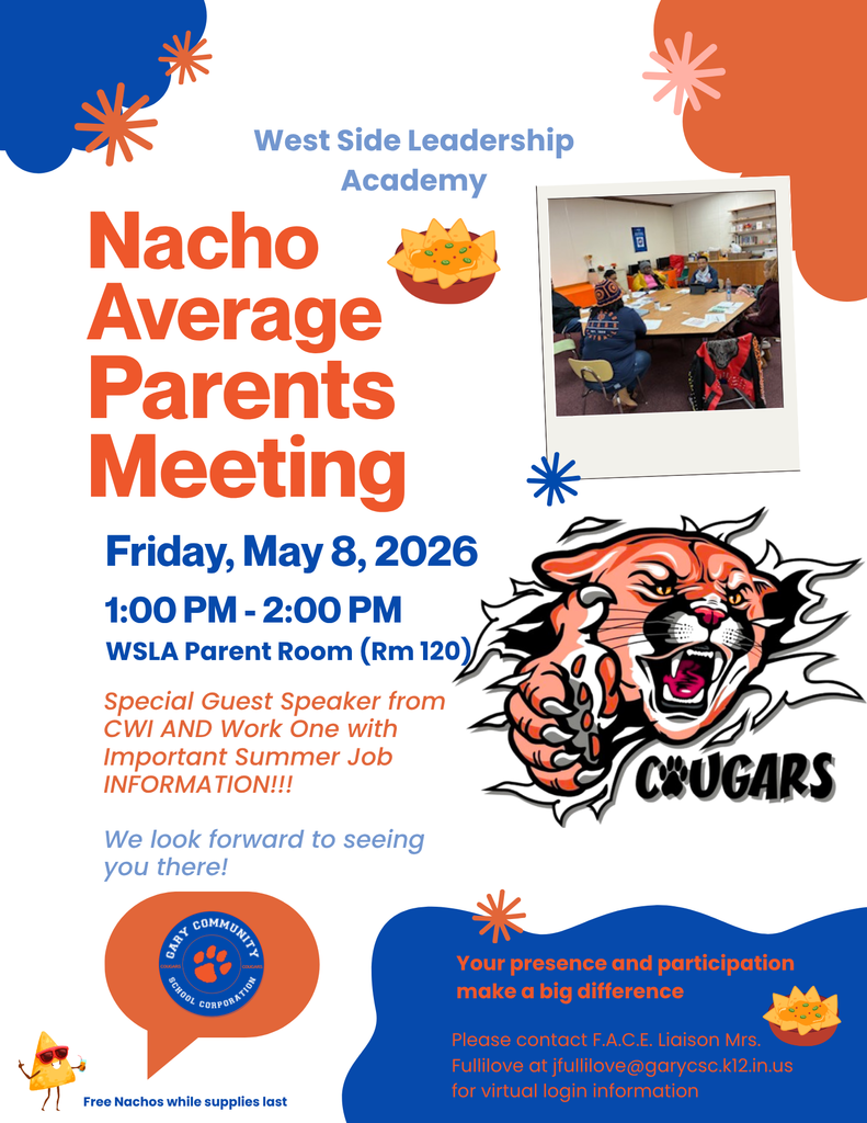 May PAC meeting flyer