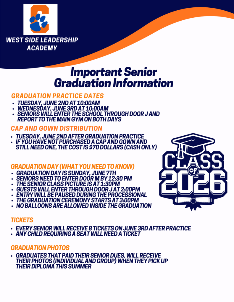 Important Senior Graduation Information
