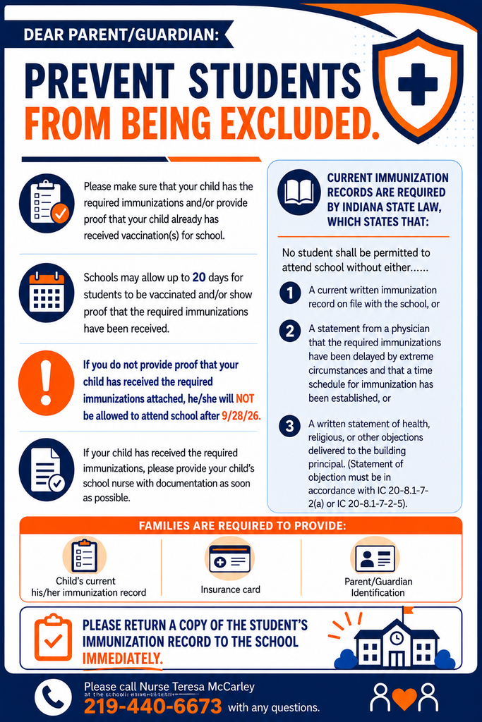 Excluded Immunization Flyer