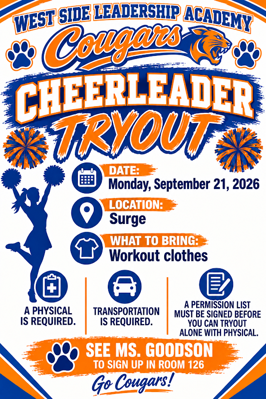 cheerleading tryouts flyers