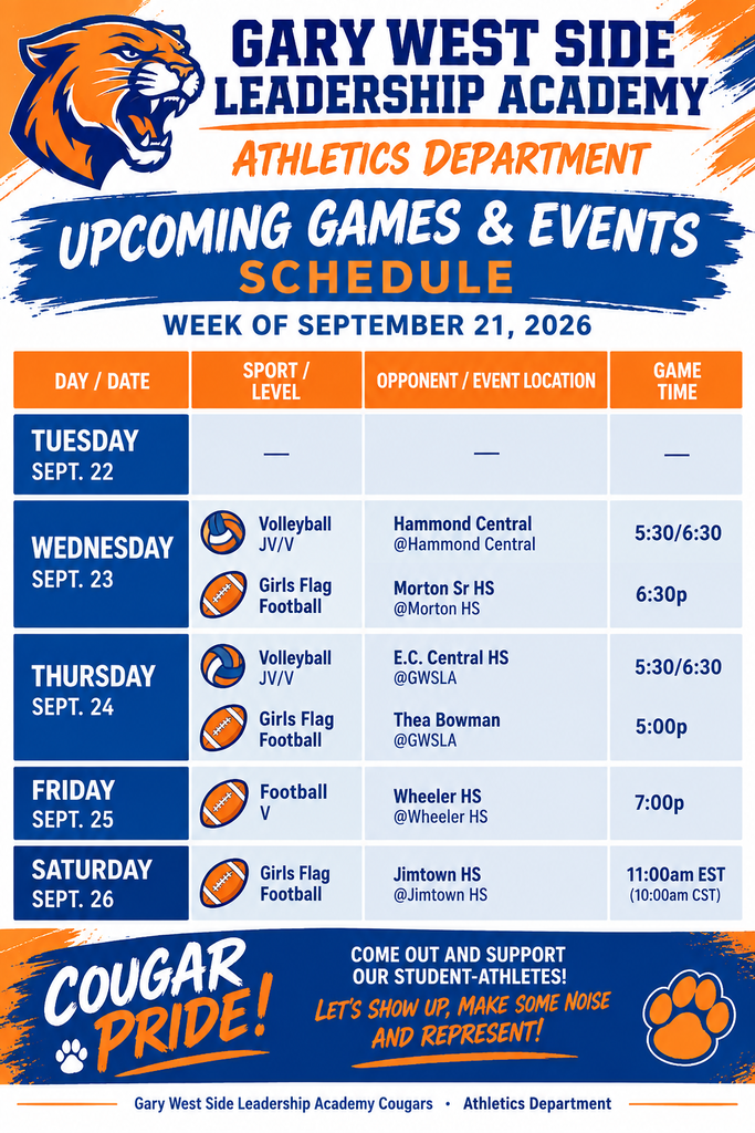schedule flyer