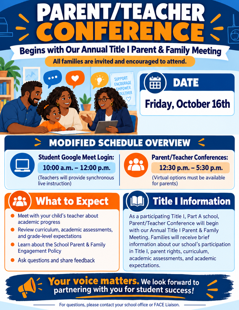 Parent Teacher Conferences Flyer