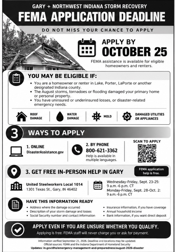 Fema deadline flyer
