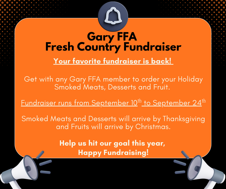 Gary FFA Fresh Country Fundraiser