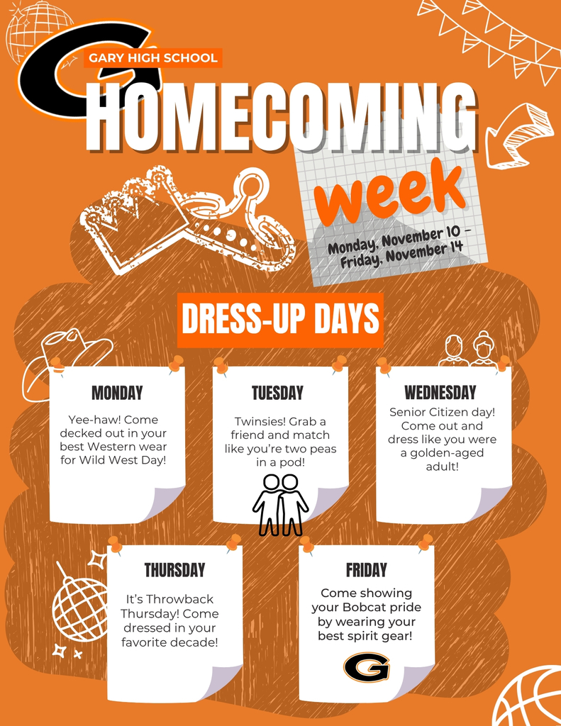 Homecoming Dress Up Days Flyer