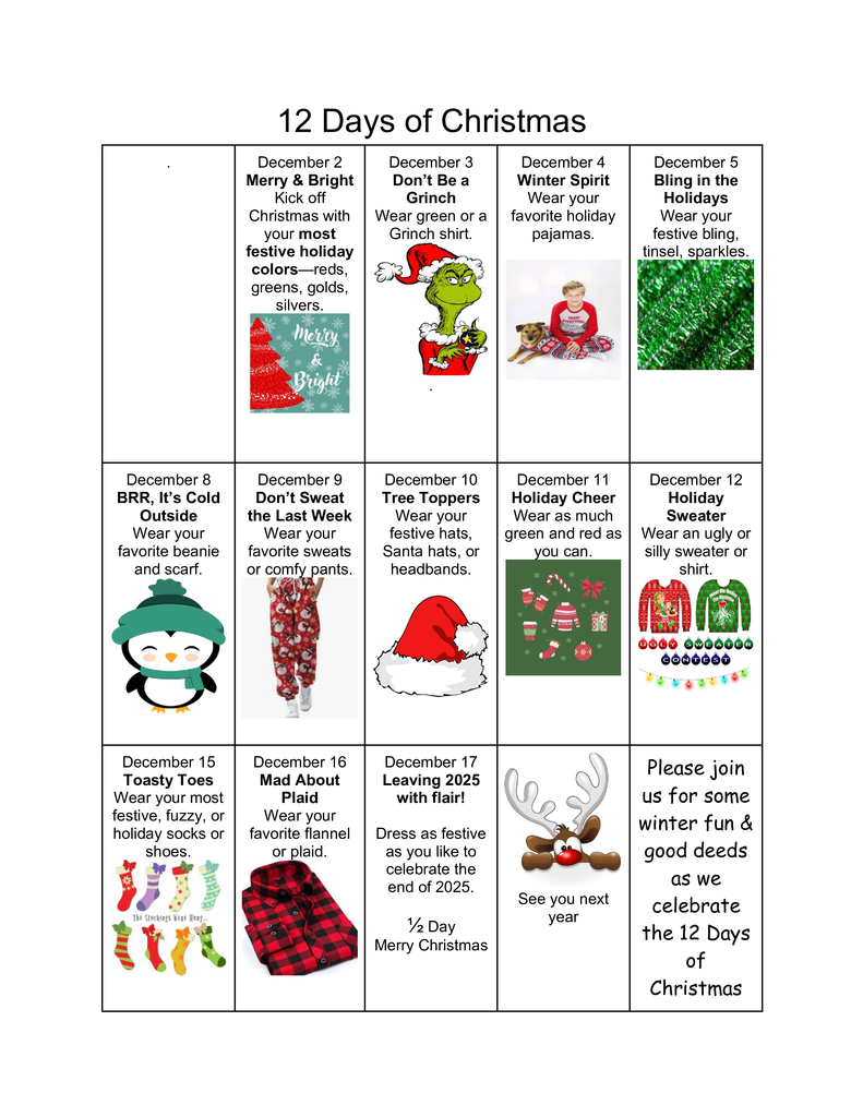 12 Days of Christmas