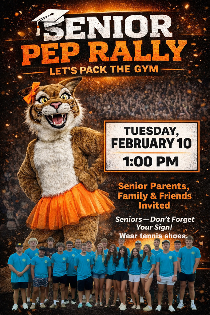 Senior Pep Rally Flyer