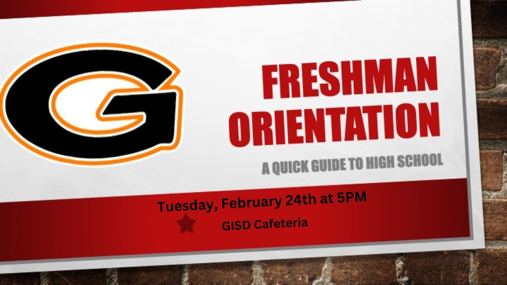 Freshman Orientation Announcement