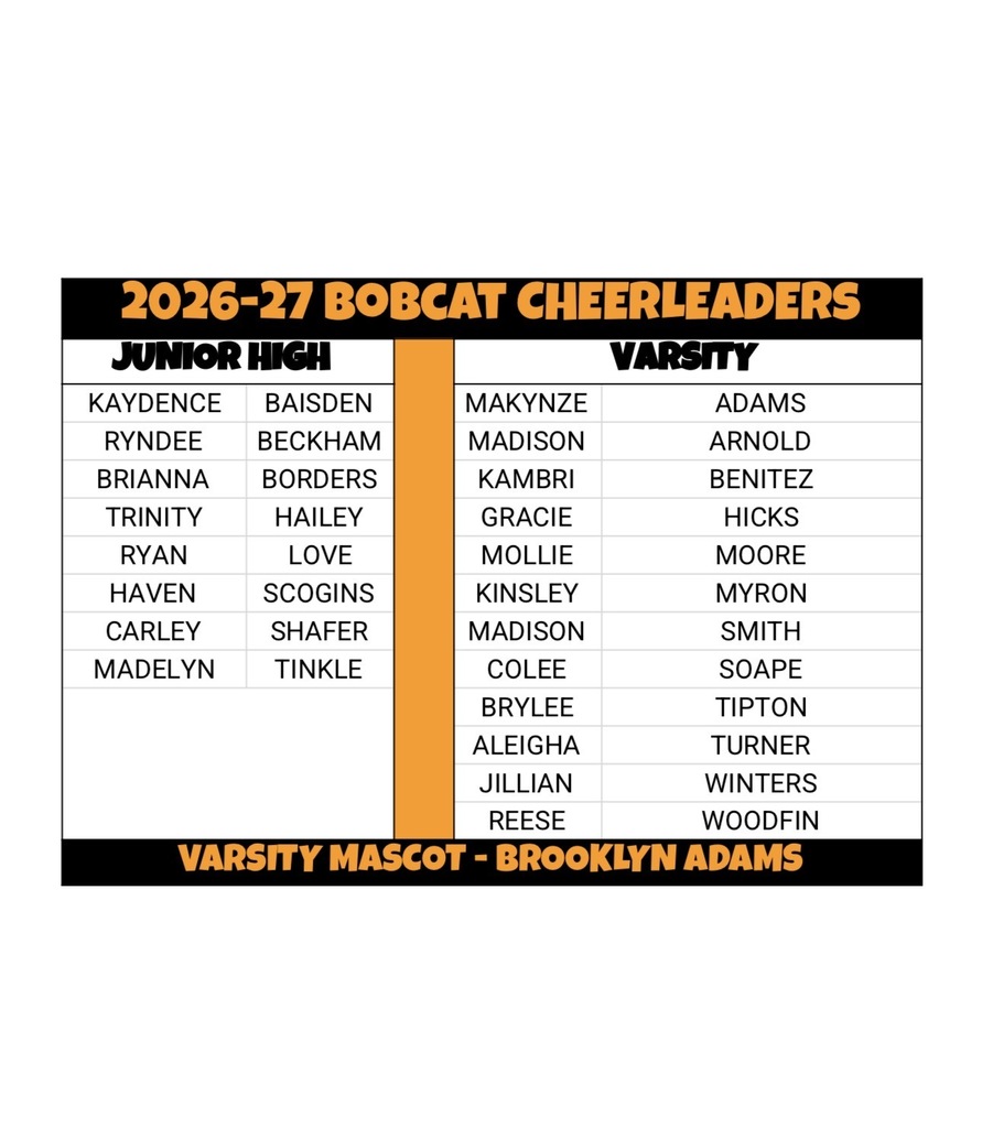 Bobcat cheerleaders